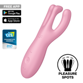 Satisfyer Threesome 4 App Controlled Vibrating Clitoral Massager Clit Ticklers and Pulsators